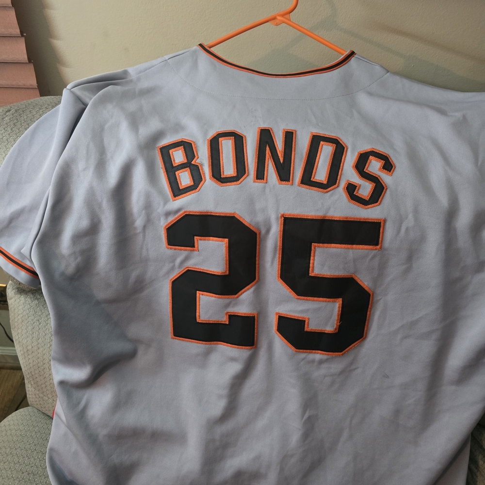 Mitchell & Ness Gray Crewneck with Black and Orange Details